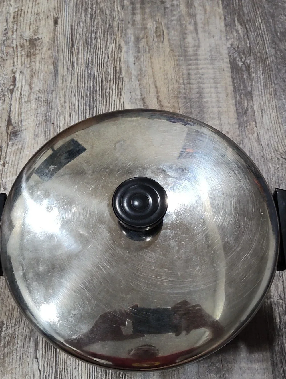 Vintage Revere Ware 1801 Stainless Steel 4 1/2 Quart Stock Pot With Lid Made USA